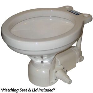Raritan Sea Era Electric Toilet - Household Style - Integral Pump - Straight  Discharge - 12v