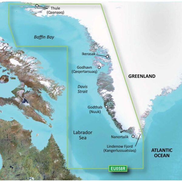 Garmin BlueChart g3 HD - HEU064R - Greenland - microSD-SD