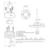 Scanstrut DS21A-S Vertical Cable Seal - Stainless Steel - Image 2
