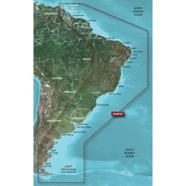 Garmin BlueChart g3 HD - HXSA001R - South America East Coast - microSD-SD