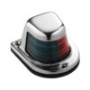 Attwood 1-Mile Deck Mount, Bi-Color Red-Green Combo Sidelight - 12V - Stainless Steel Housing