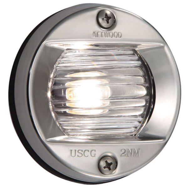 Attwood Vertical, Flush Mount Transom Light - Round - Image 2