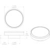 Lumitec Halo - Flush Mount Down Light - White Finish - 3-Color Red-Blue Non-Dimming w-White Dimming - Image 4