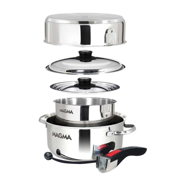 Magma 7 Piece Induction Cookware Set - Stainless Steel - Image 2