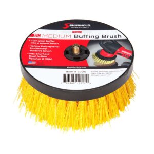 Shurhold 6-" Medium Brush f-Dual Action Polisher