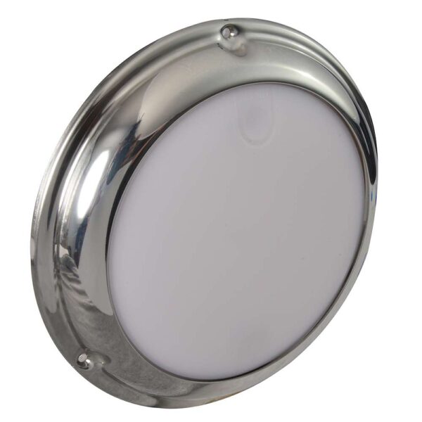Lumitec TouchDome - Dome Light - Polished SS Finish - 2-Color White-Red Dimming - Image 2