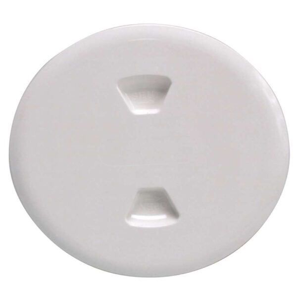 Beckson 5" Twist-Out Deck Plate - White