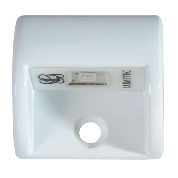 Lumitec Andros - Courtesy Light - White Powder Coat Finish - Blue Non-Dimming - Image 4