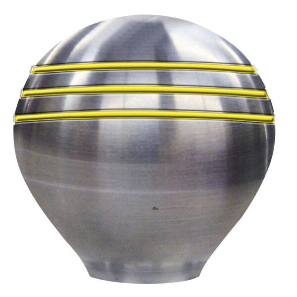 Schmitt Marine Throttle Knob - 1-1-2" - Gold Grooves