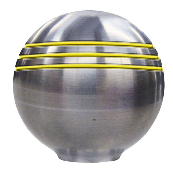 Schmitt Marine Throttle Knob - 1-7-8" - Gold Grooves