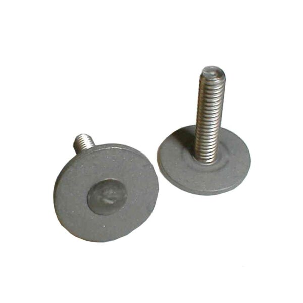 Weld Mount .75" Tall Stainless Panel Stud w-0.62" Base & #8 x 32 Thread - Qty. 15