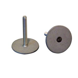Weld Mount 1.5" Tall Stainless Steel Stud w-#10 x 24 Threads - Qty. 10