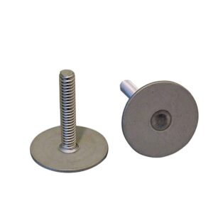 Weld Mount 1" Tall Stainless Stud w-1-4" x 20 Threads - Qty. 10