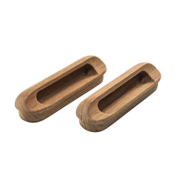 Whitecap Teak Oblong Drawer Pull - 4-1-16"L - 2 Pack - Image 5