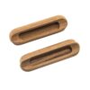 Whitecap Teak Oblong Drawer Pull - 4-1-16"L - 2 Pack - Image 4