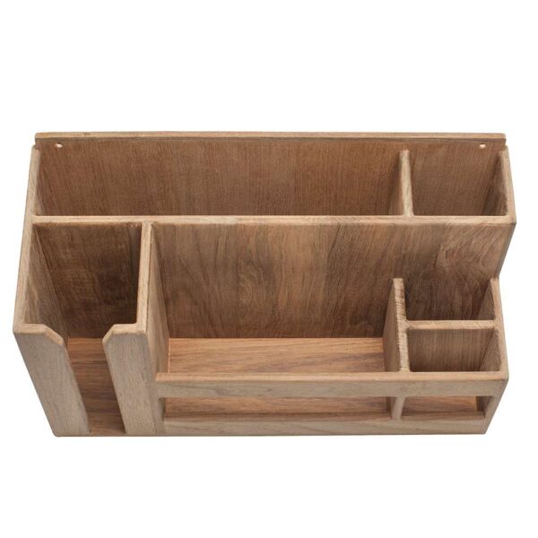 Whitecap Teak Dish-Cup-Utensil Holder