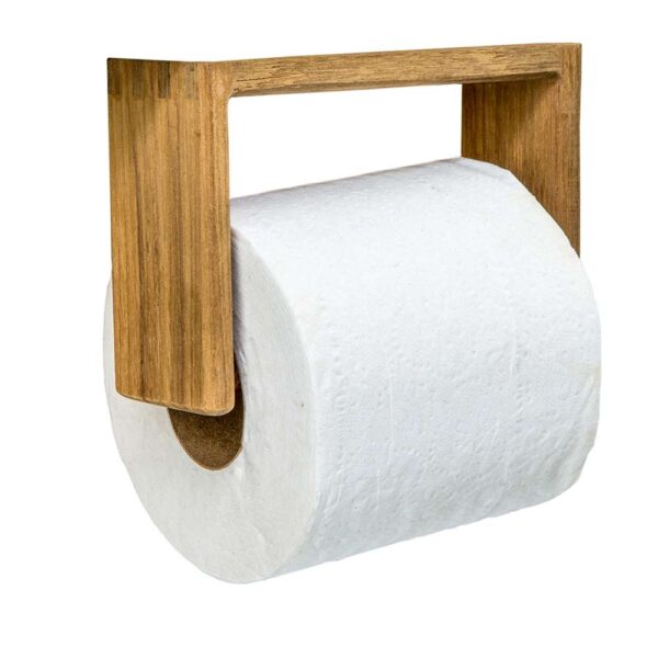 Whitecap Teak Toilet Tissue Rack - Image 2