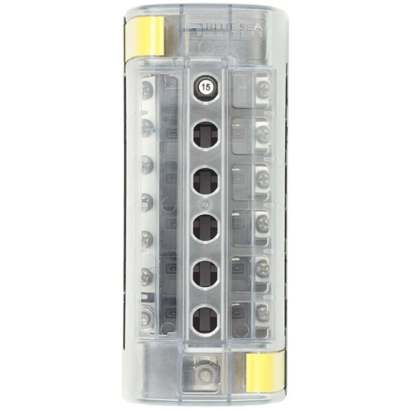 Blue Sea 5052 ST CLB Circuit Breaker Block - 6 Position w-Negative Bus - Image 2