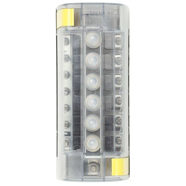 Blue Sea 5052 ST CLB Circuit Breaker Block - 6 Position w-Negative Bus - Image 3