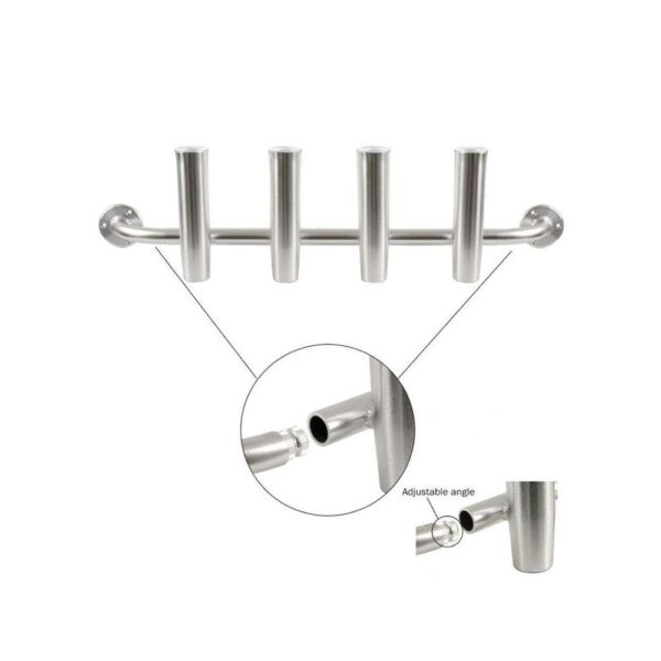 TACO 4-Rod Transom Mount Rod Rack - Image 2