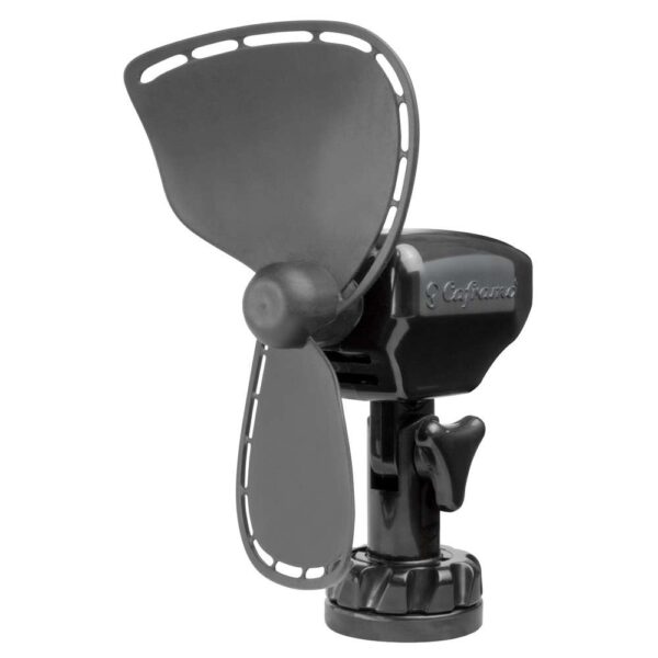 SEEKR by Caframo Ultimate 747 12V 2-Speed 7" Fan w-Lighter Plug - Black