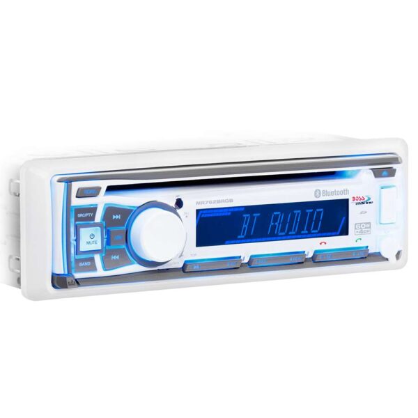 Boss Audio MR762BRGB Marine Stereo w-AM-FM-CD-BT-USB - Image 2