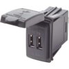 Blue Sea Dual USB Charger - 24V Contura Mount