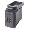 Blue Sea Dual USB Charger - 24V Contura Mount - Image 3