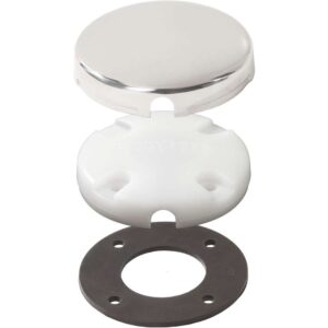 Blue Sea Side Entry CableClam w-Stainless Steel Dress Cap