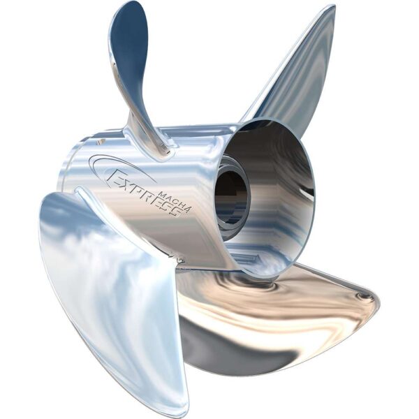 Turning Point Express Mach4 - Right Hand - Stainless Steel Propeller - EX1-EX2-1317-4 - 4-Blade - 13.25" x 17 Pitch