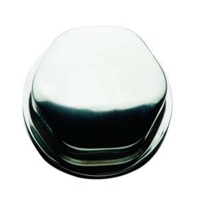 Schmitt Marine Faux Center Nut - Chrome-Plastic - 1-2"& 3-4" Base f-Cast Steering Wheels