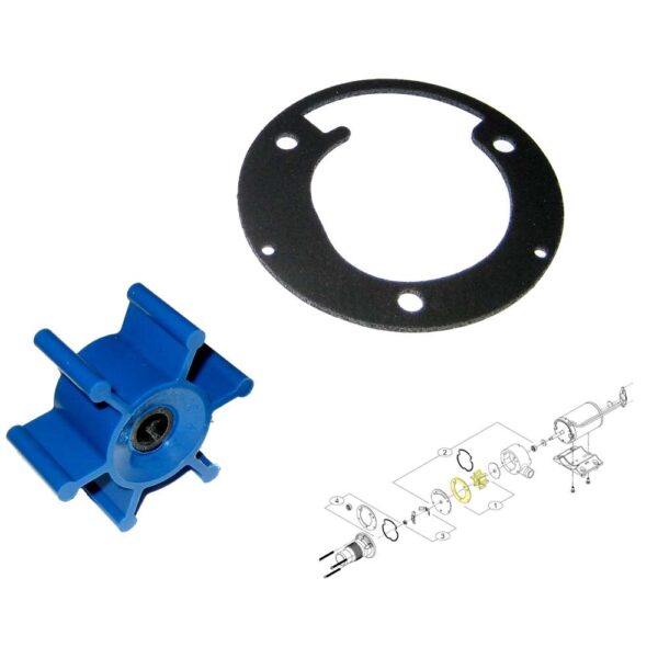 CW56896 Shurflo by Pentair Macerator Impeller Kit f-3200 Series - Includes Gasket