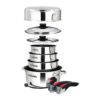 Magma 10 Piece Induction Non-Stick Cookware Set - Stainless Steel - Image 2