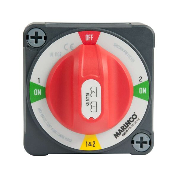 BEP Pro Installer 400A EZ-Mount Battery Selector Switch (1-2-Both-Off) - Image 3