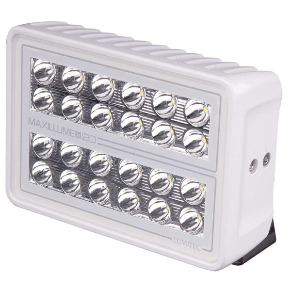 Lumitec Maxillume h120 - Trunnion Mount Flood Light - White Housing - White Dimming - Image 2