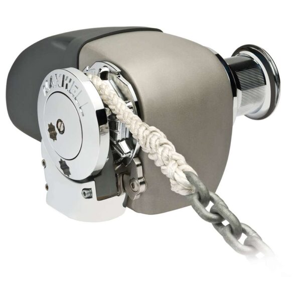 Maxwell HRC 10-8 Rope Chain Horizontal Windlass 5-16" Chain, 5-8" Rope 12V, with Capstan