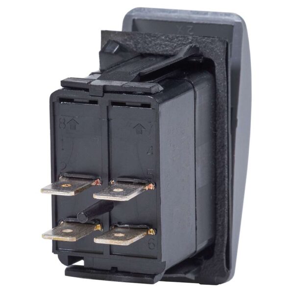 Blue Sea 7935 Contura II Switch DPST Black - OFF-(ON) - Image 2