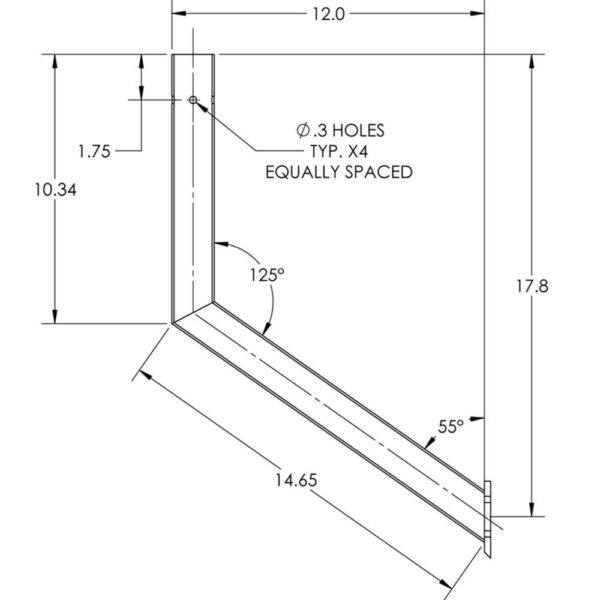 TACO Stainless Steel Table Column - Image 2