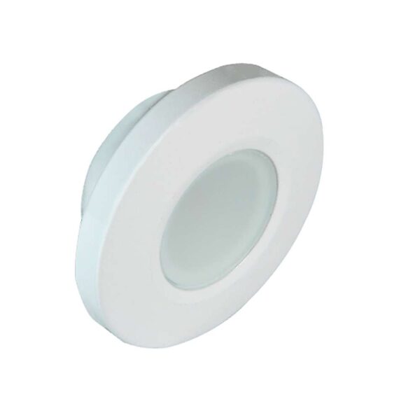 Lumitec Orbit Flush Mount Down Light - Blue Non-Dimming, Red Non-Dimming & White Dimming w-White Housing - Image 2