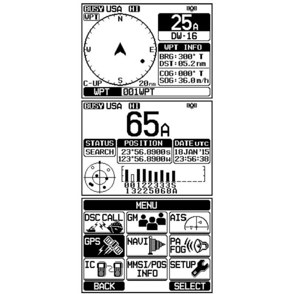 Standard Horizon Quantum GX6000 25W Commercial Grade Fixed Mount VHF w-NMEA 2000, Integrated AIS receiver, & Speaker Mic - Image 2