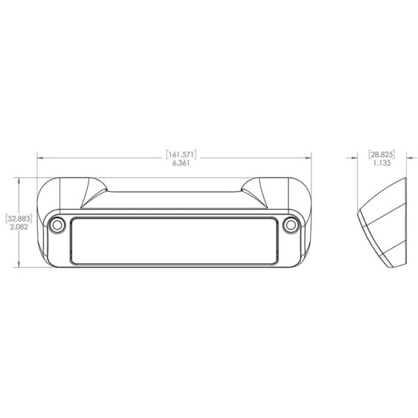Lumitec Perimeter Light - White Finish - White-Red Dimming - Image 2