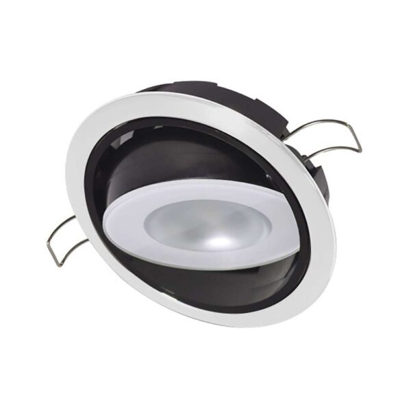 Lumitec Mirage Positionable Down Light - Spectrum RGBW Dimming - White Bezel - Image 2