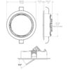Lumitec Mirage Positionable Down Light - Spectrum RGBW Dimming - White Bezel - Image 5