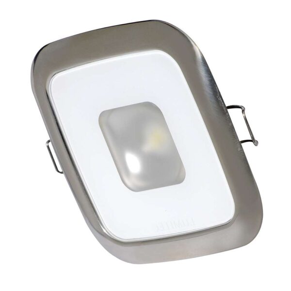 Lumitec Square Mirage Down Light - Spectrum RGBW Dimming - Polished Bezel - Image 2