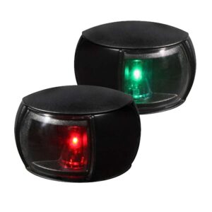 Hella Marine NaviLED Port & Starboard Pair - 2nm - Clear Lens-Black Housing
