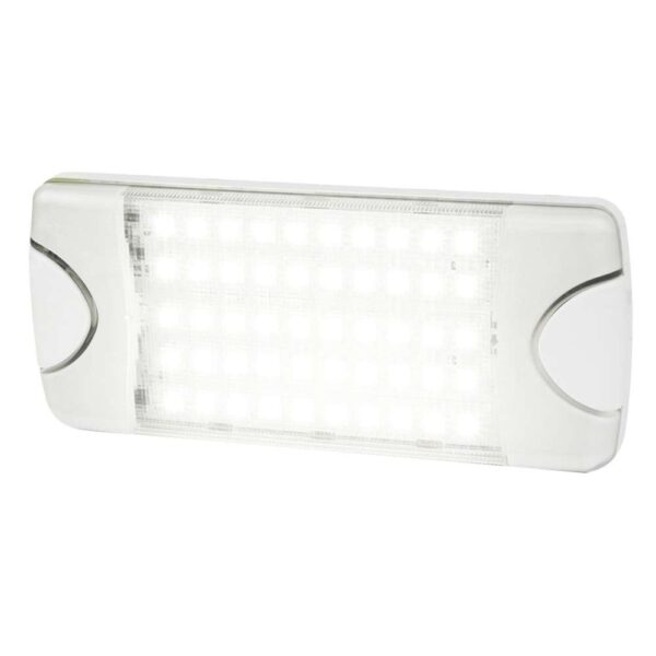 Hella Marine DuraLED 50 Low Profile Interior-Exterior Lamp - Wide White Spreader Beam