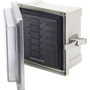 Blue Sea 3113 - SMS Panel Enclosure w-6 Blank Circuits