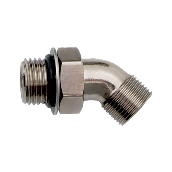 Uflex 45 Adjustable Fitting f-Back of UP Series Helms ORB 6 to 3-8" COMP