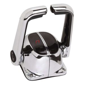 UflexTwin Lever Top Mount Control w-Neutral Lock - No Trim Switch - Chrome