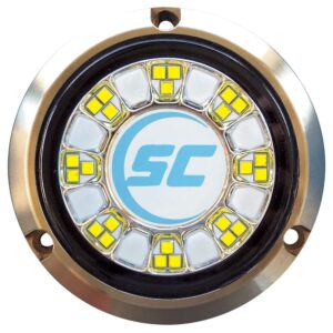 Shadow-Caster SCR-24 Bronze Underwater Light - 24 LEDs - Bimini Blue-Great White